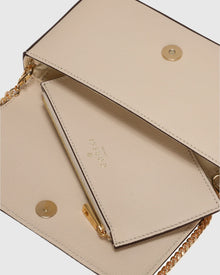 Pochette Leather Crossbody Bag | Beige