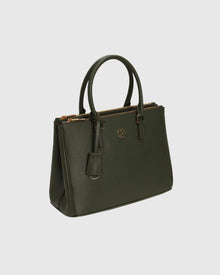 Top Handle Leather Satchel | Olive