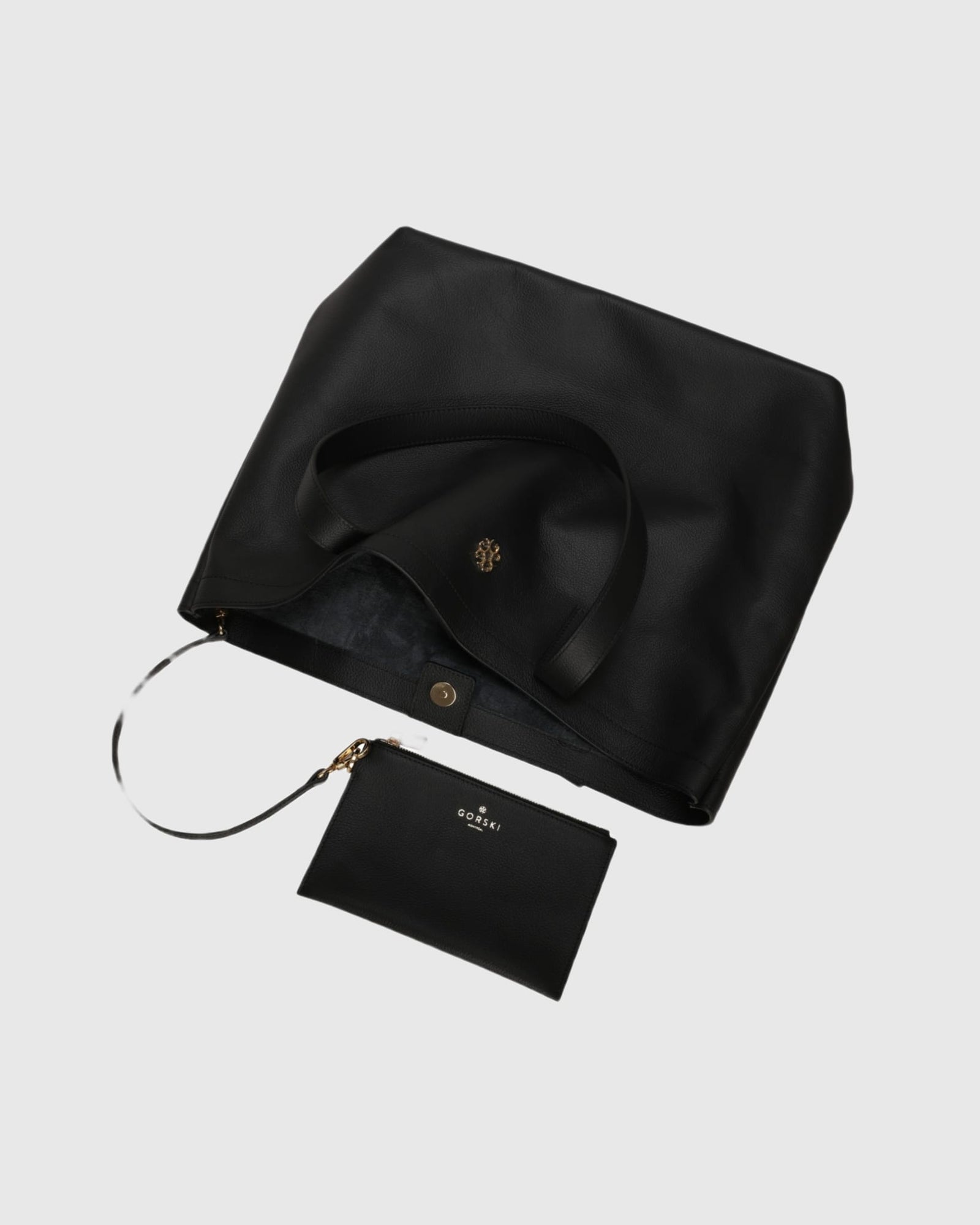 Leather Tote Bag | Black