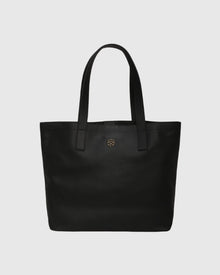 Leather Tote Bag | Black