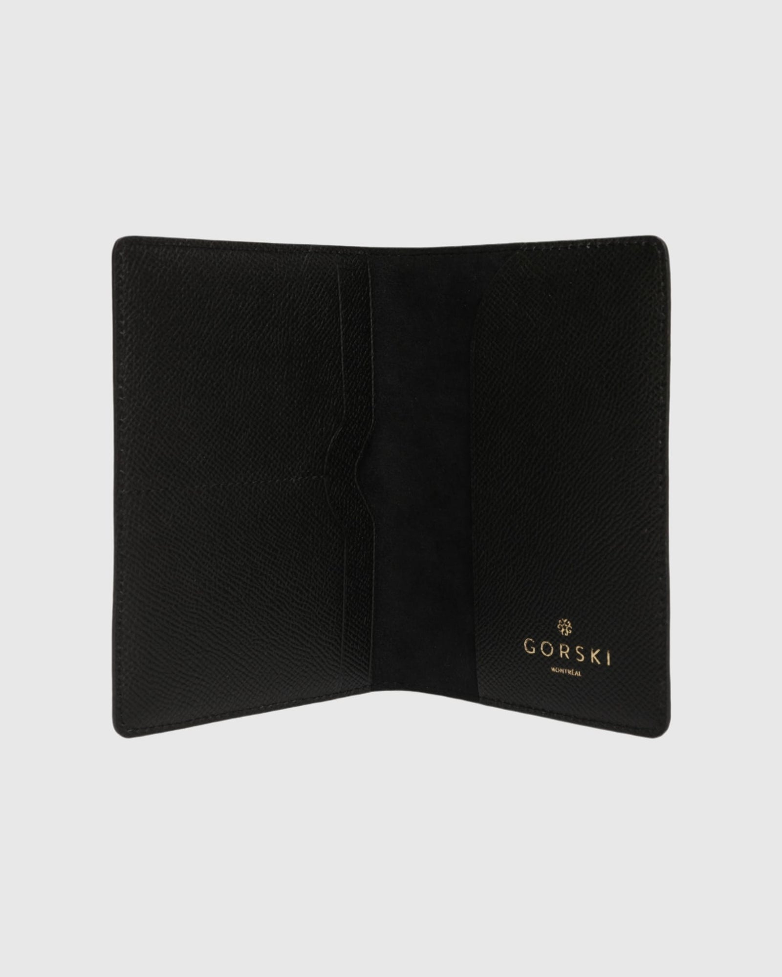 Leather Passport Cover | Black