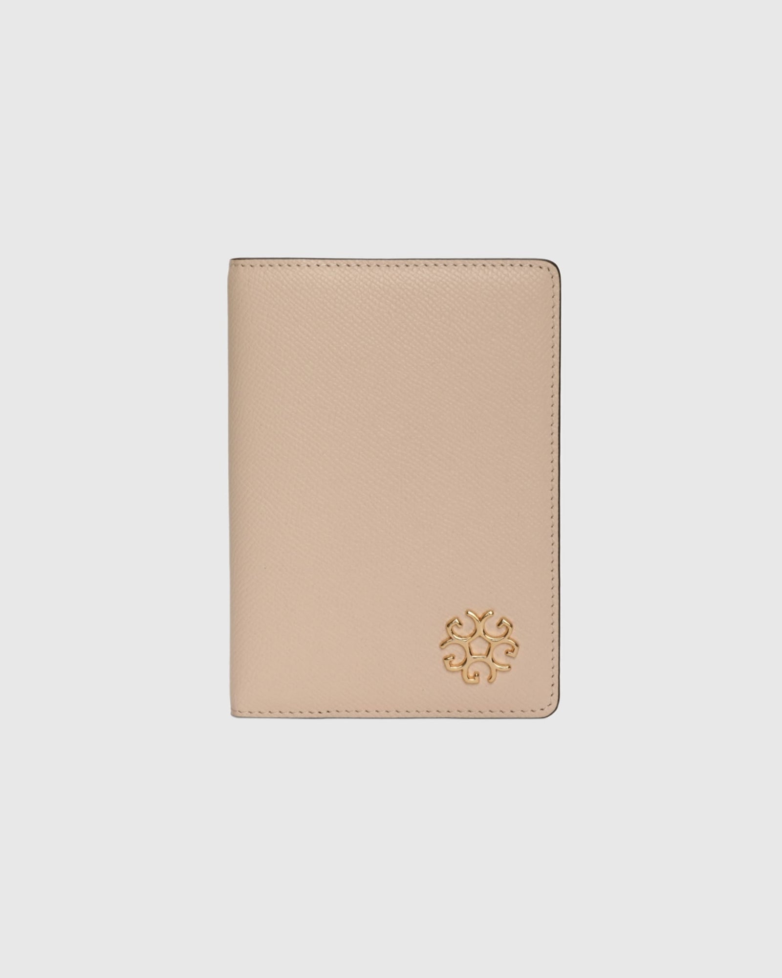 Leather Passport Cover | Beige