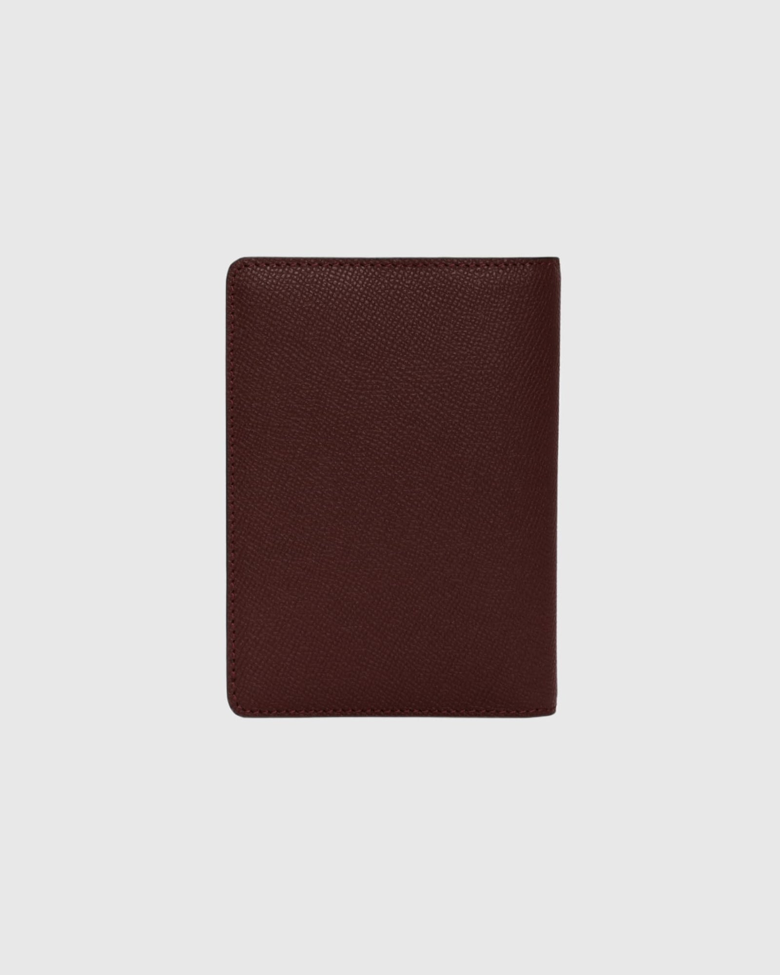Leather Passport Cover | Burgundy