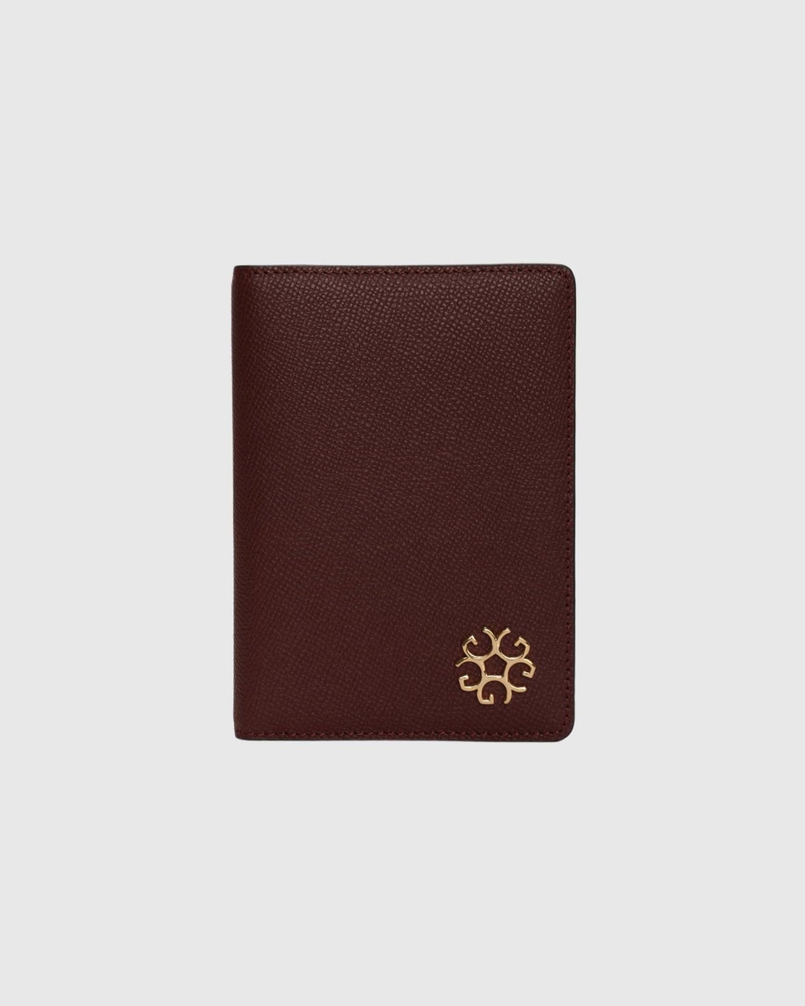 Leather Passport Cover | Burgundy