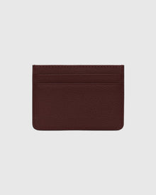 Leather Card Holder | Burgundy