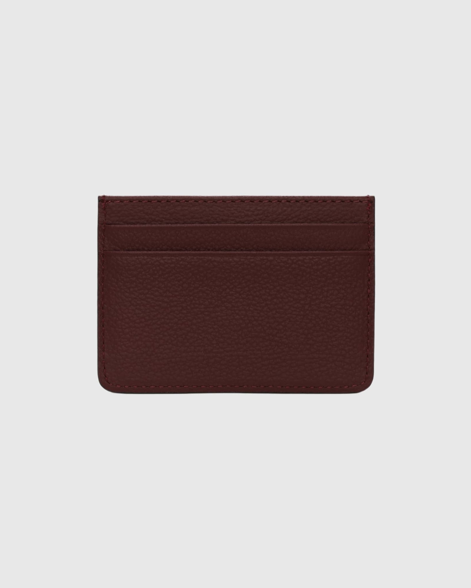 Leather Card Holder | Burgundy