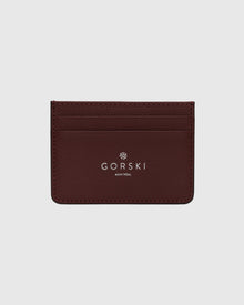 Leather Card Holder | Burgundy