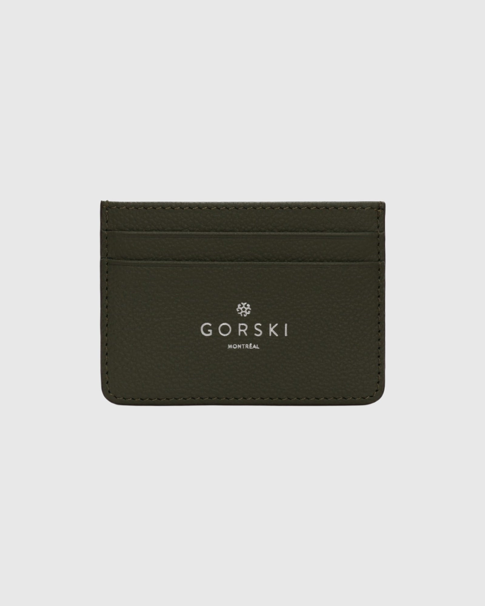 Leather Card Holder | Olive
