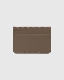 Leather Card Holder | Taupe