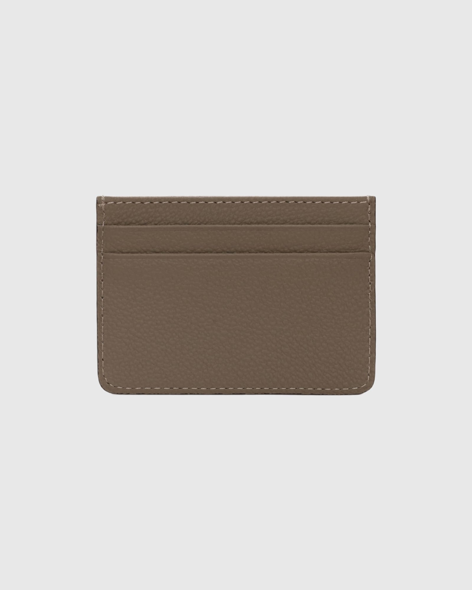 Leather Card Holder | Taupe