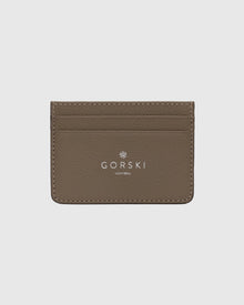 Leather Card Holder | Taupe