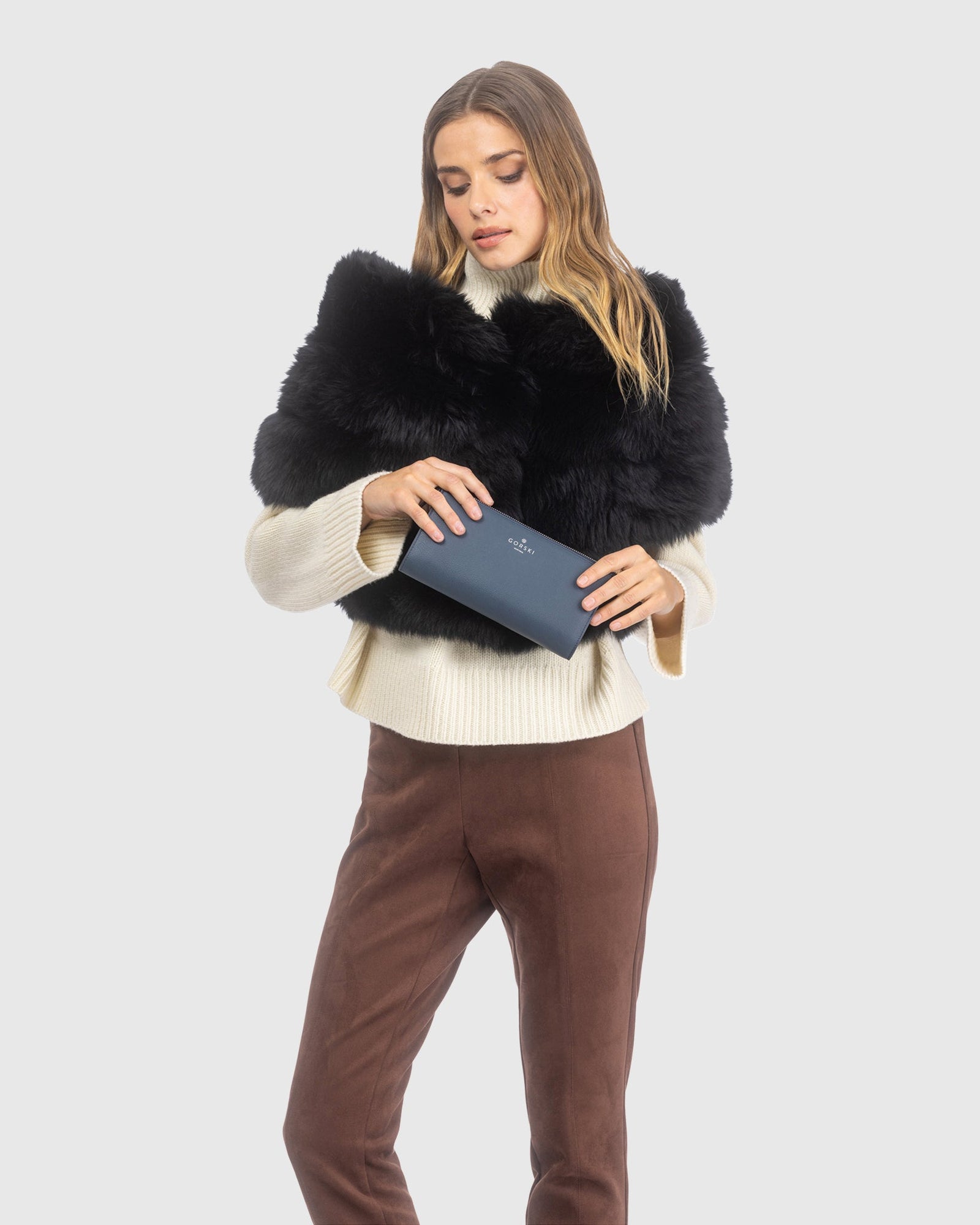 Leather Pouch | Dark Blue