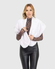 Mink Stole | White