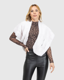 Mink Stole | White