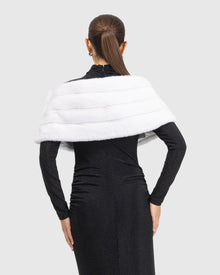 Mink Cape | White