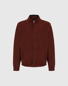 Men | Nubuck Jacket Reversible To Loro Piana Cashmere & Wool | Terracotta/Black