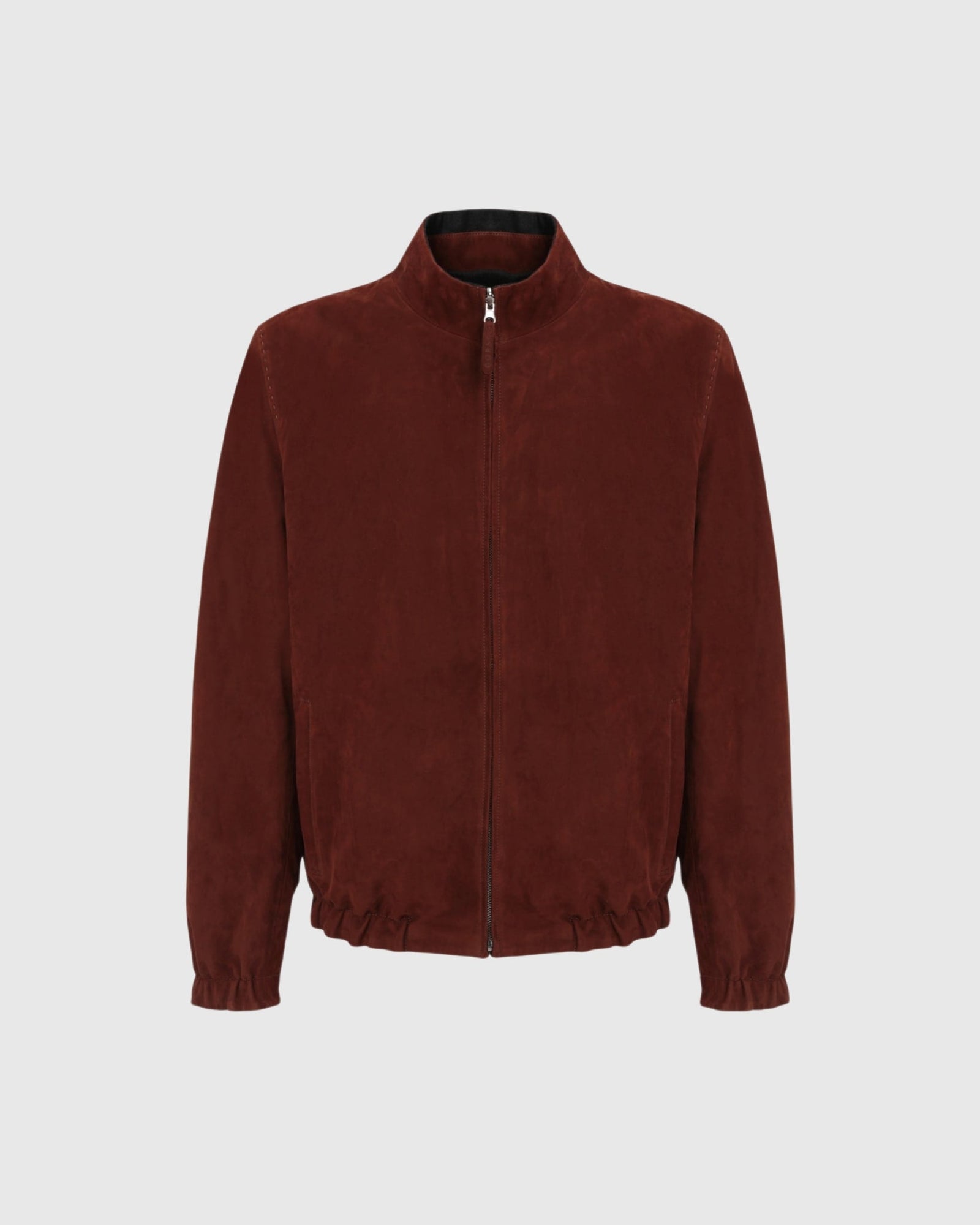 Men | Nubuck Jacket Reversible To Loro Piana Cashmere & Wool | Terracotta/Black
