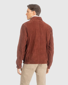 Men | Nubuck Jacket Reversible To Loro Piana Cashmere & Wool | Terracotta/Black