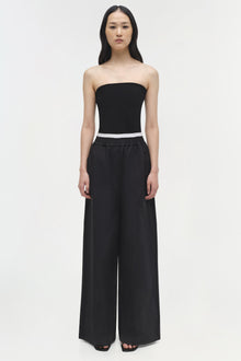 Womens | Nicole Strapless Compact Knit Top | Black