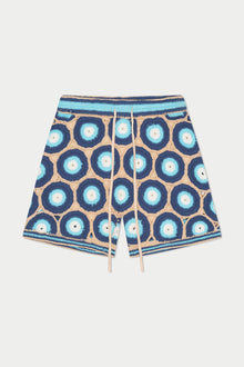Evil Eye Knit Short | Blue