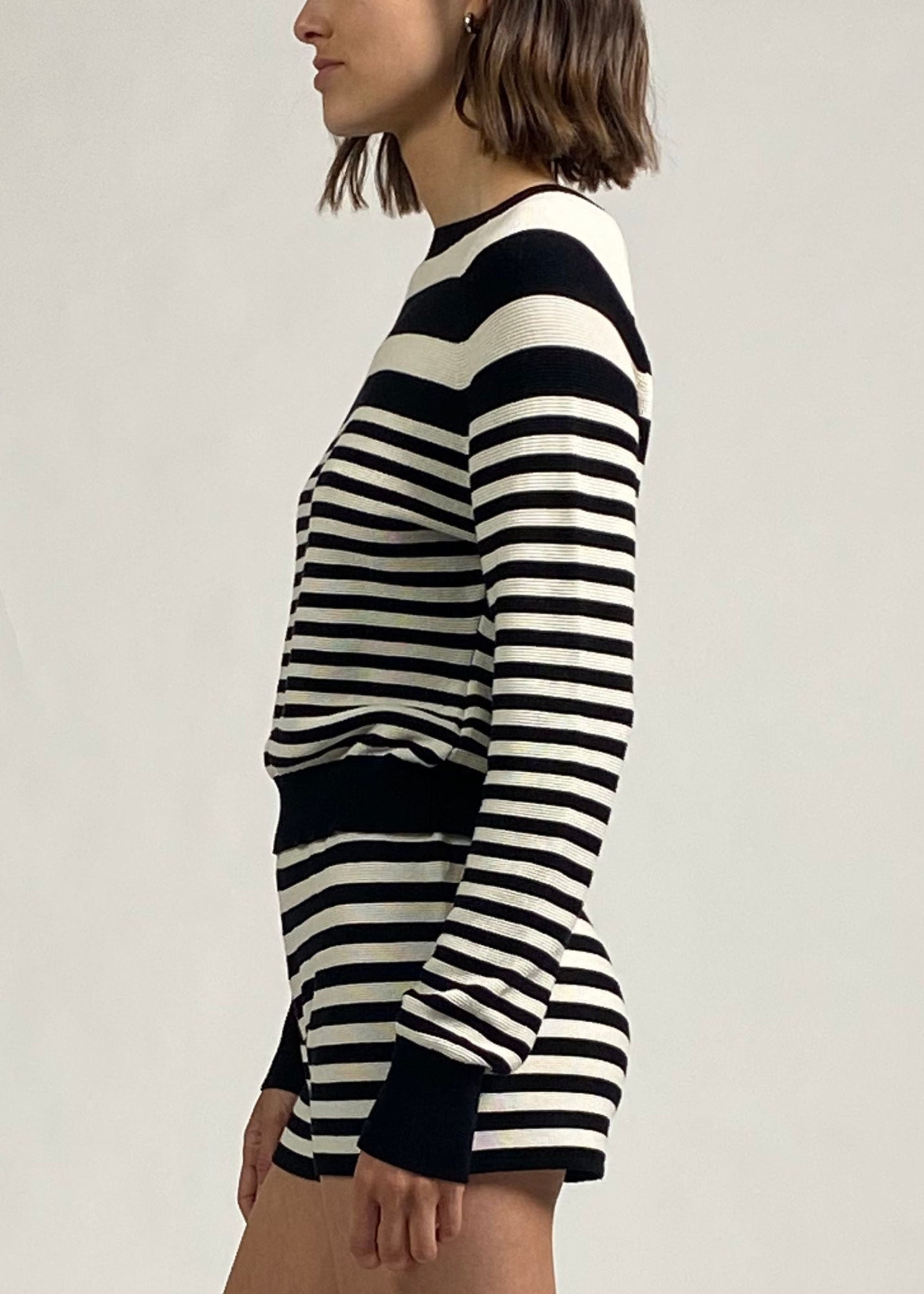 Women | Celeste Short | Noir/Brule Stripe