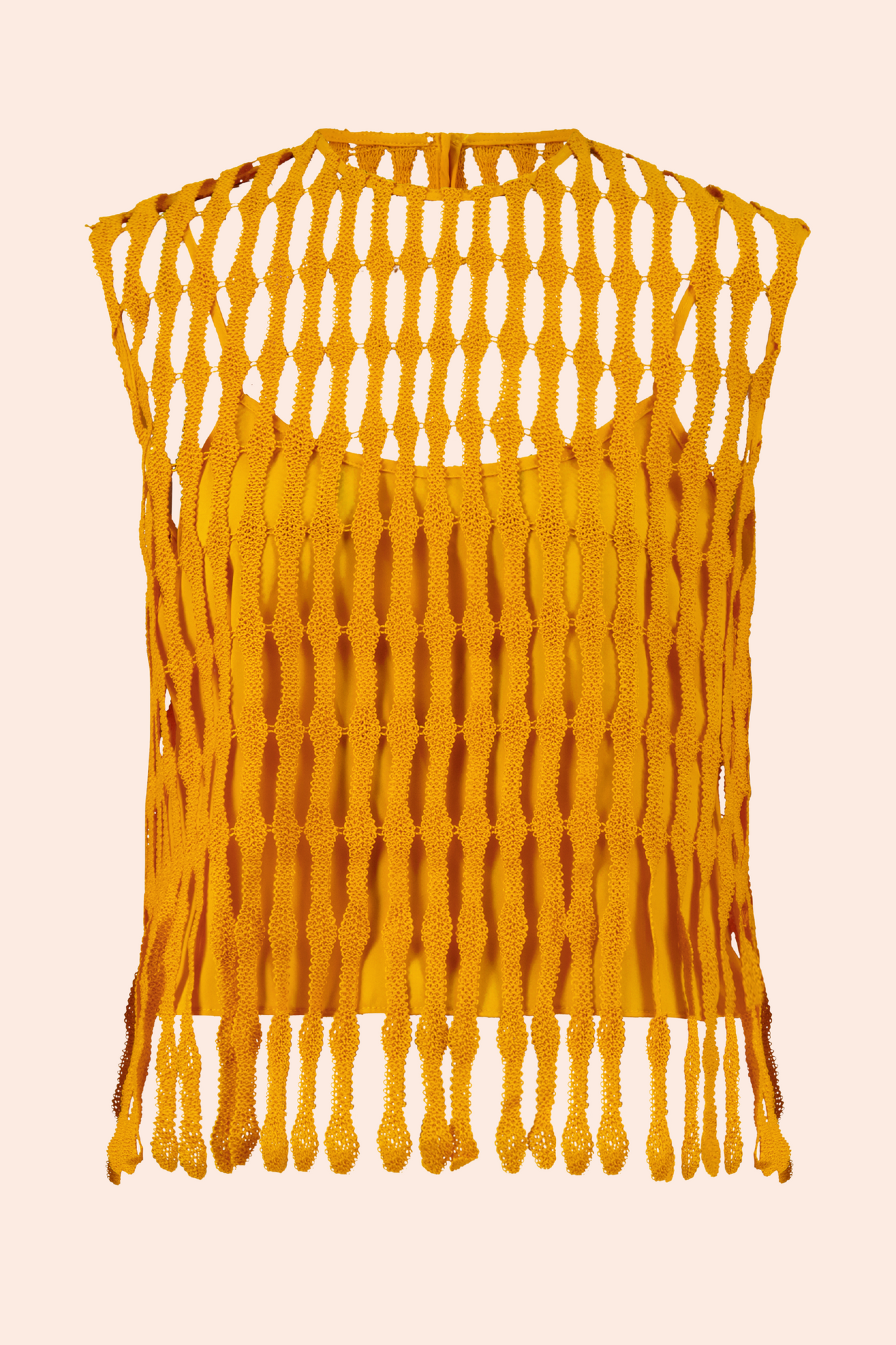 Fringe Lace Top | Mango