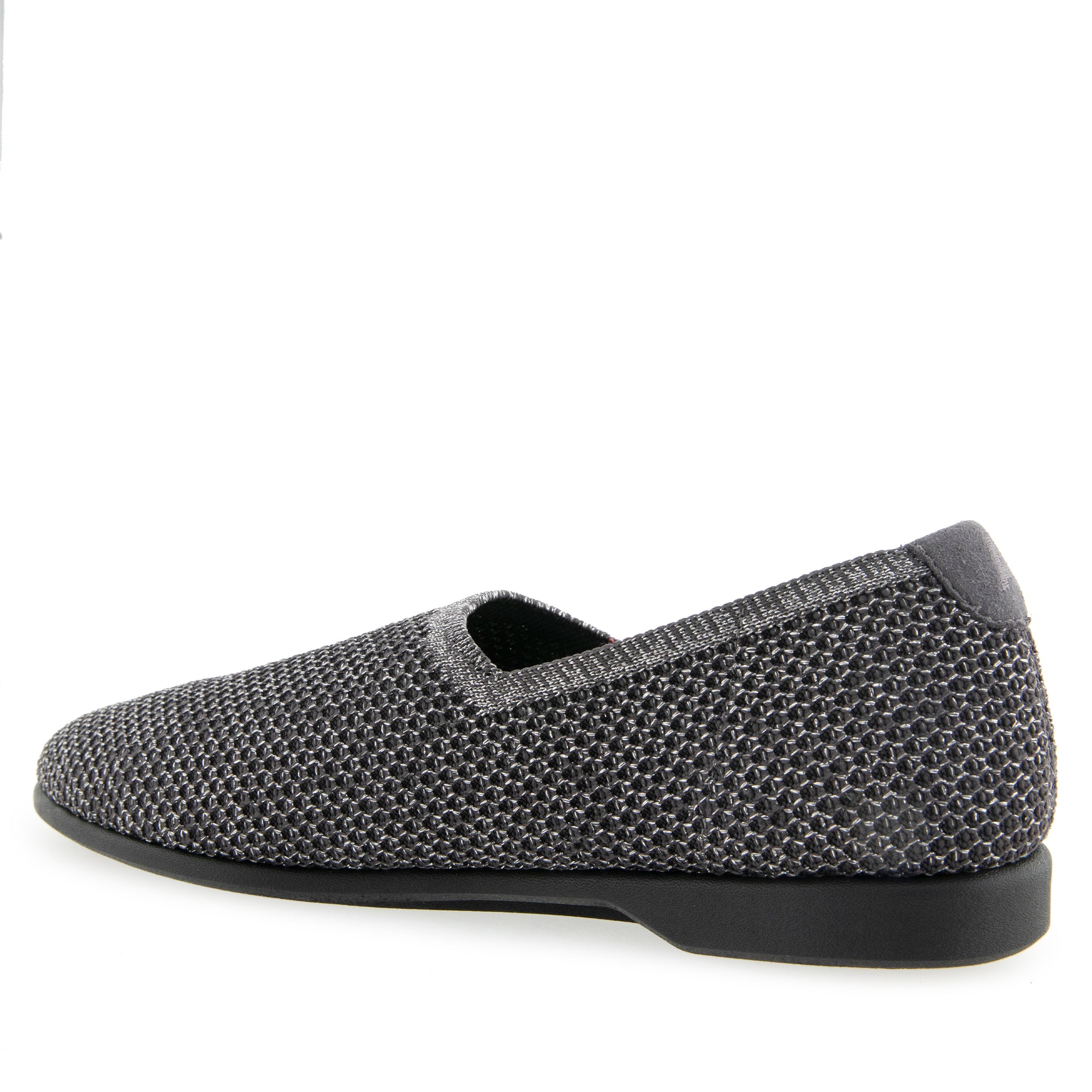 Nathaly Casual Loafer | Gunmetal Metallic Knit