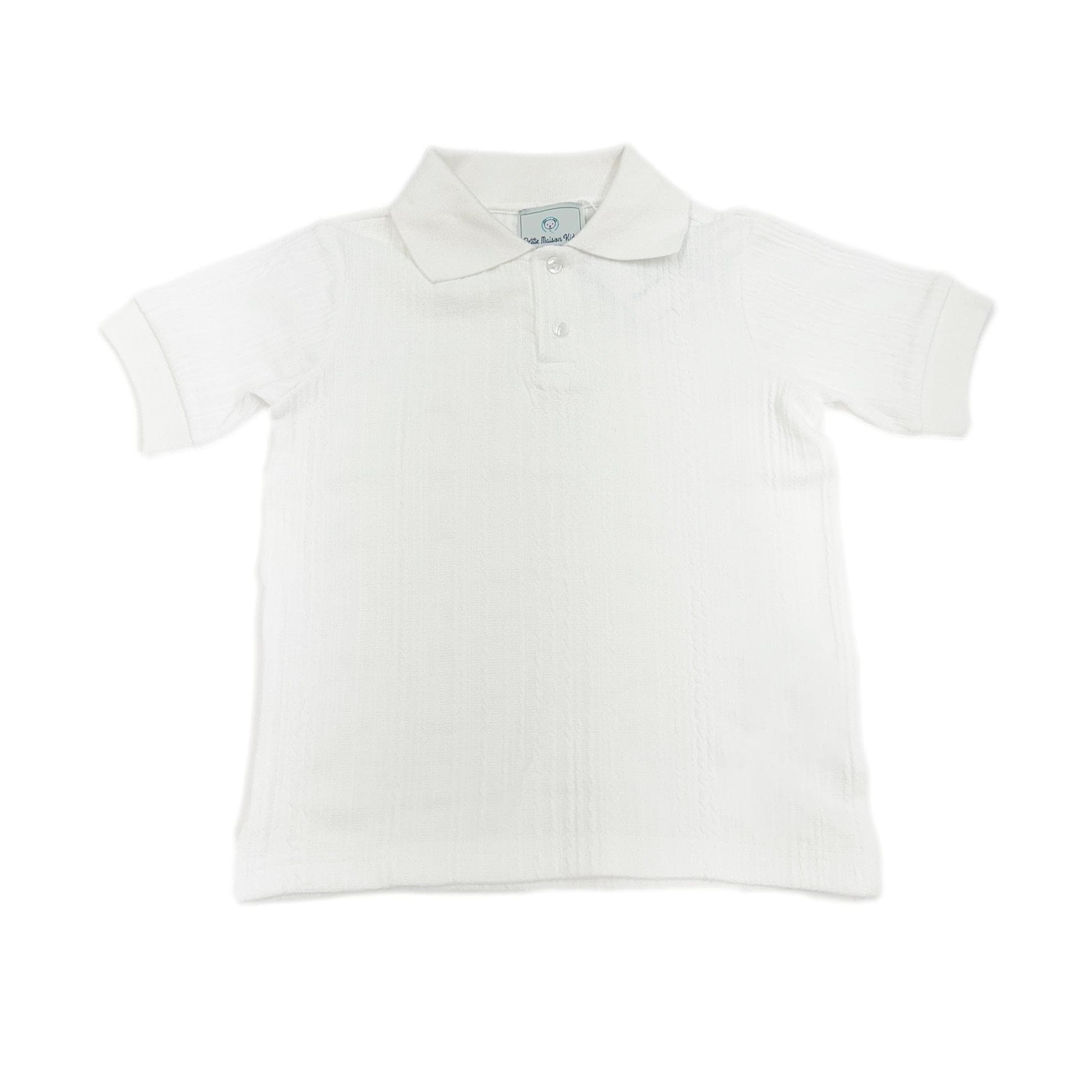 Boys | Alex Short Sleeve Polo Shirt | White