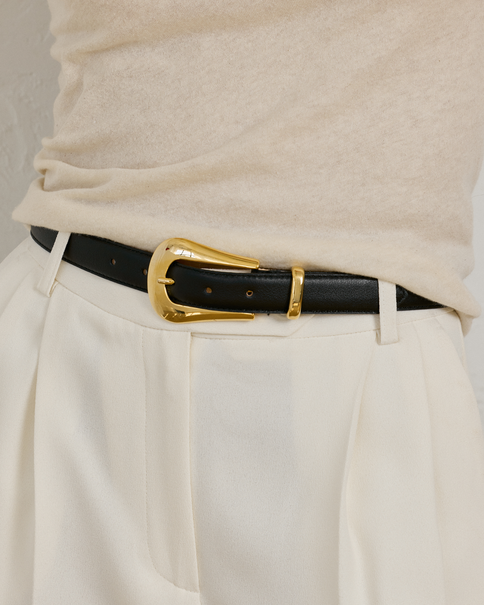 No. 17 Belt | Black-Gold
