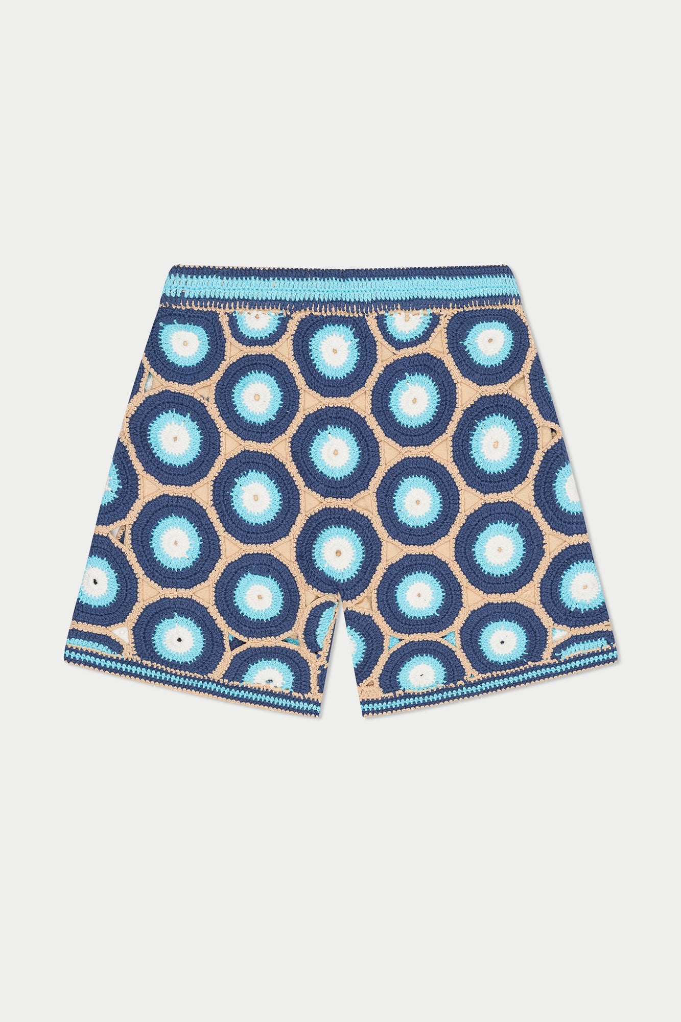 Evil Eye Knit Short | Blue