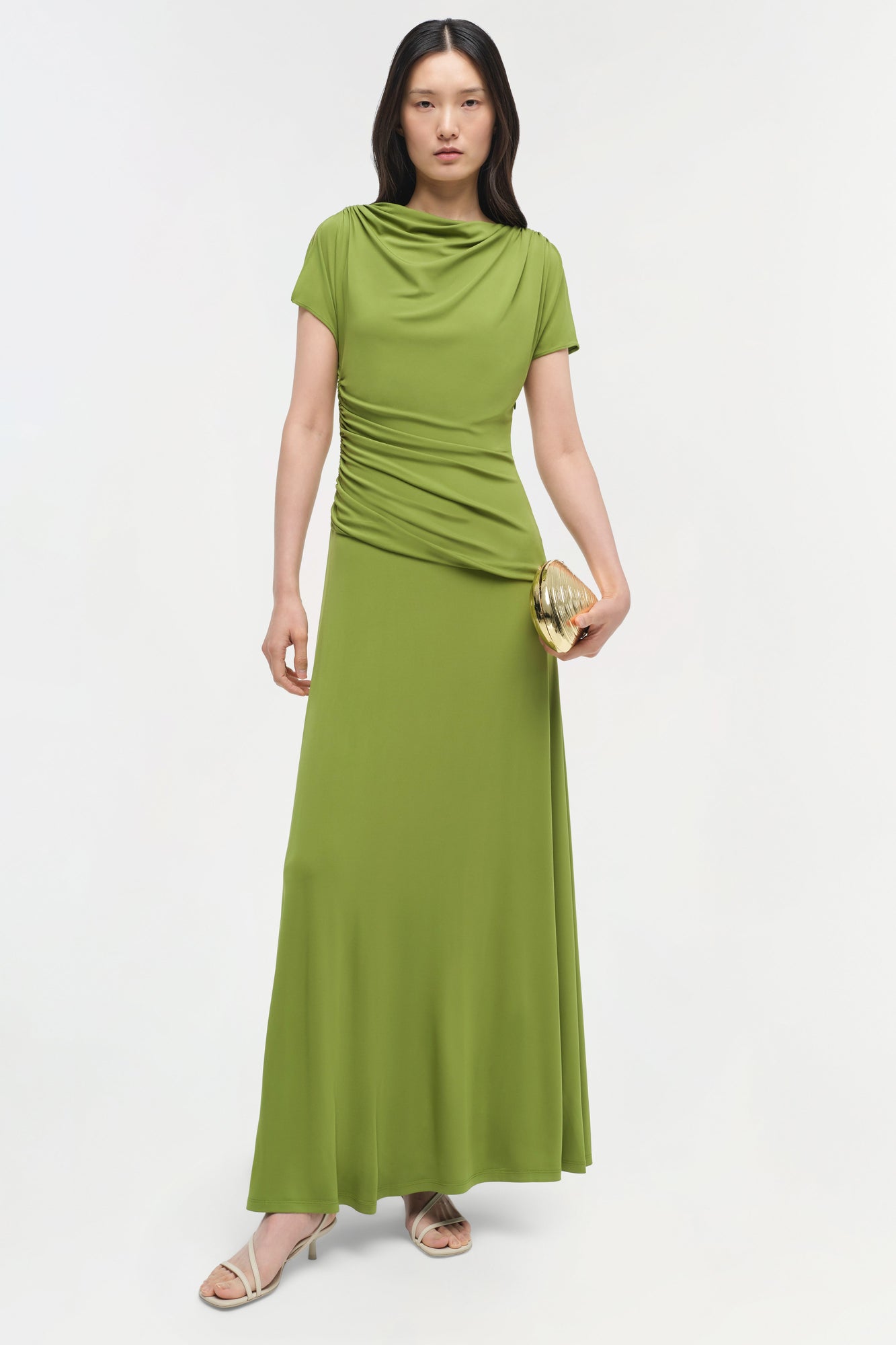 Womens | Shanelle Jersey Midi Dress | Kiwi