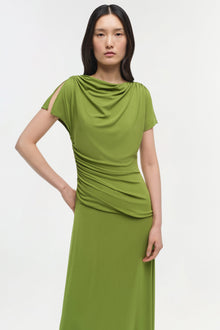 Womens | Shanelle Jersey Midi Dress | Kiwi