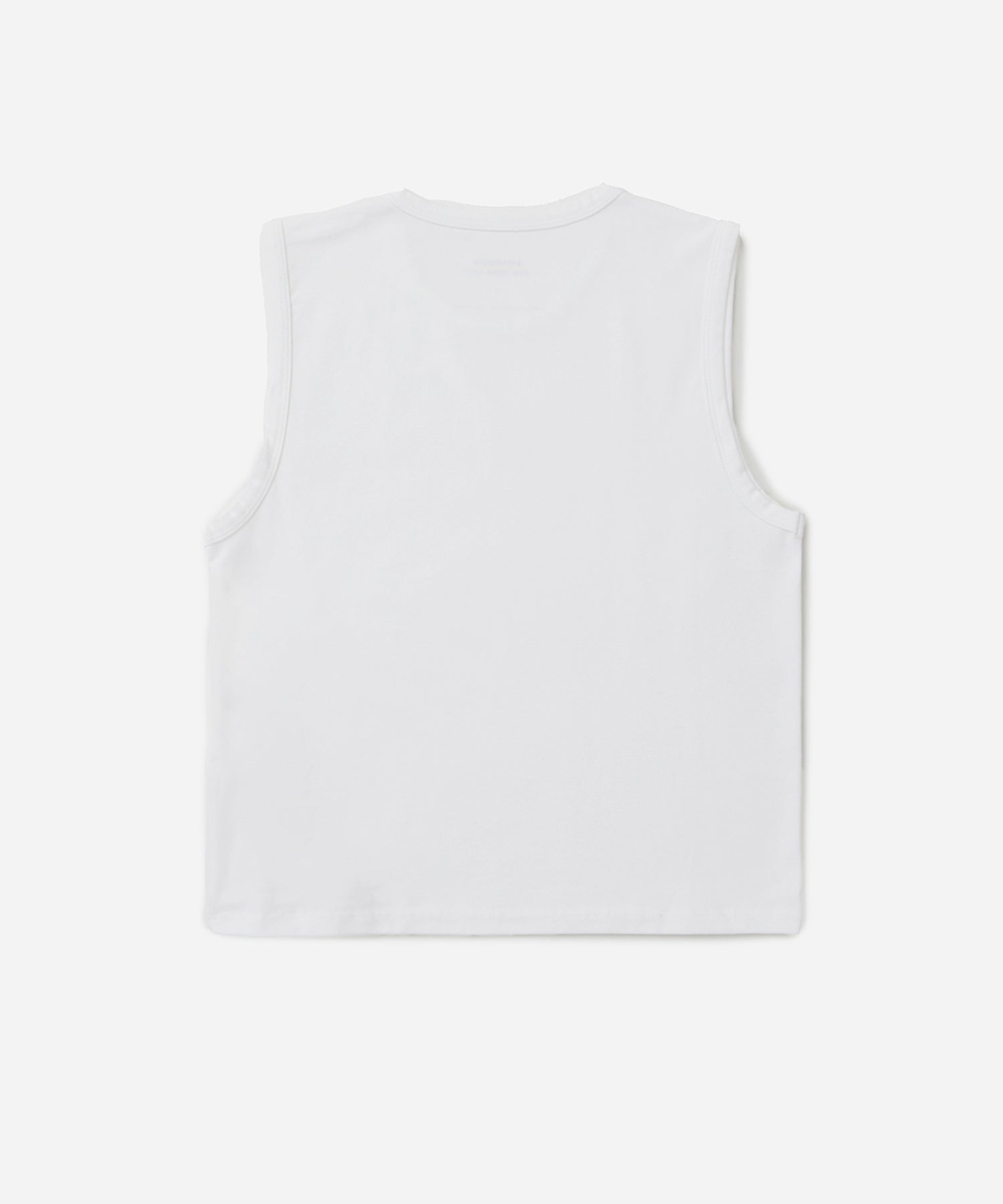 White | Martha Muscle Tank Top