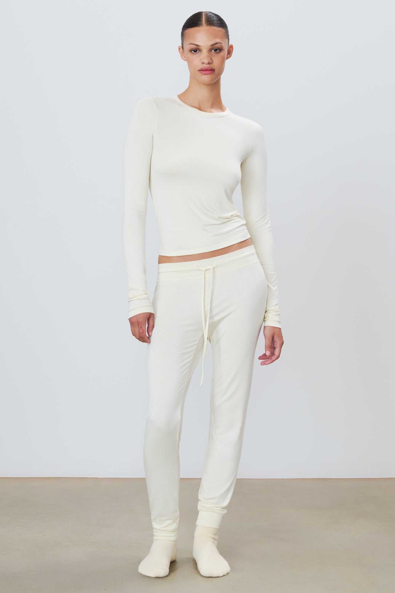 Drawstring Pant | Cream