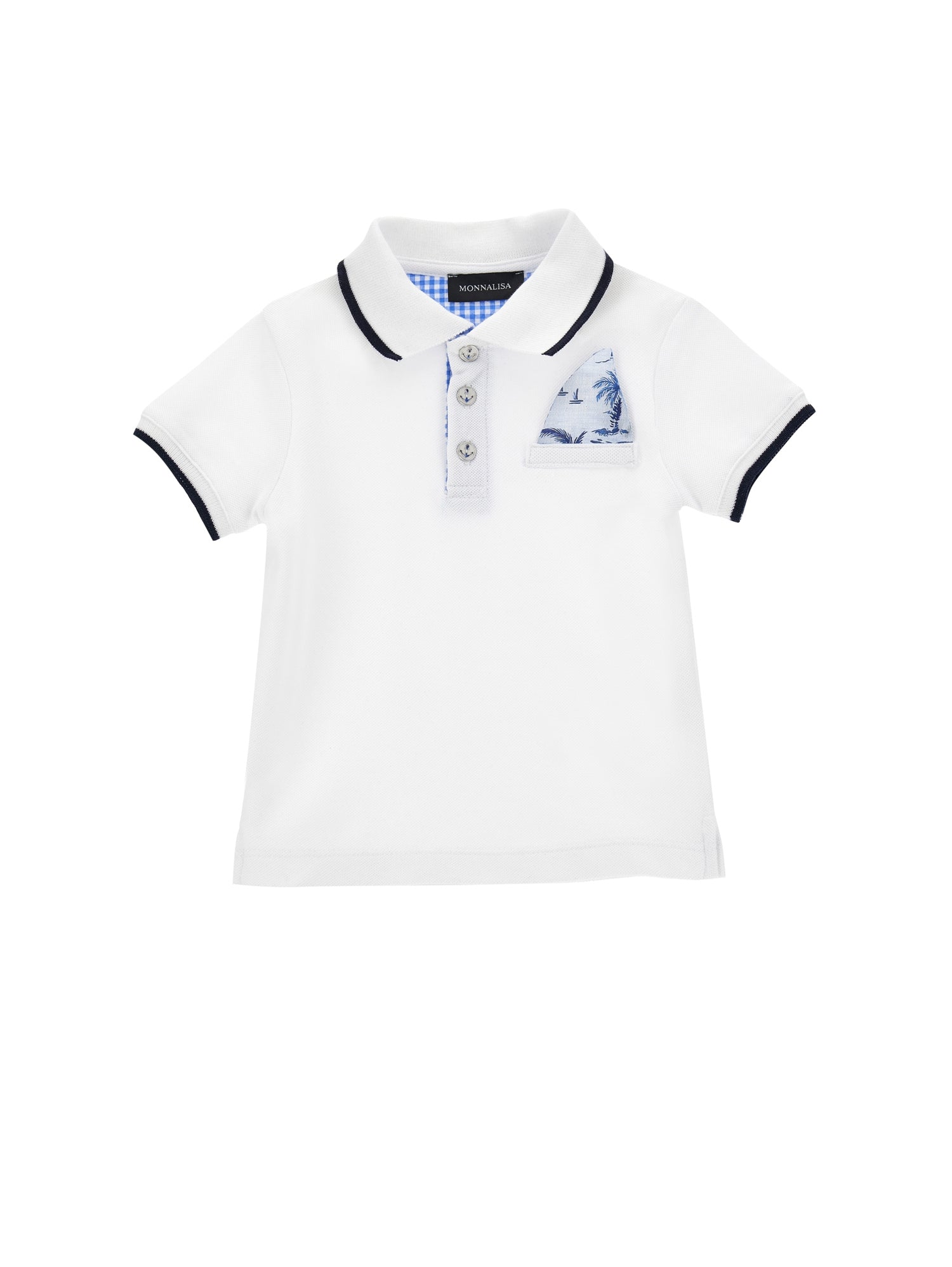 Boys | Cotton Piqué Polo Shirt | White