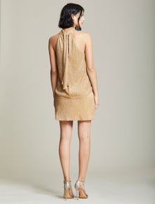 Mock Neck Dress - Halston