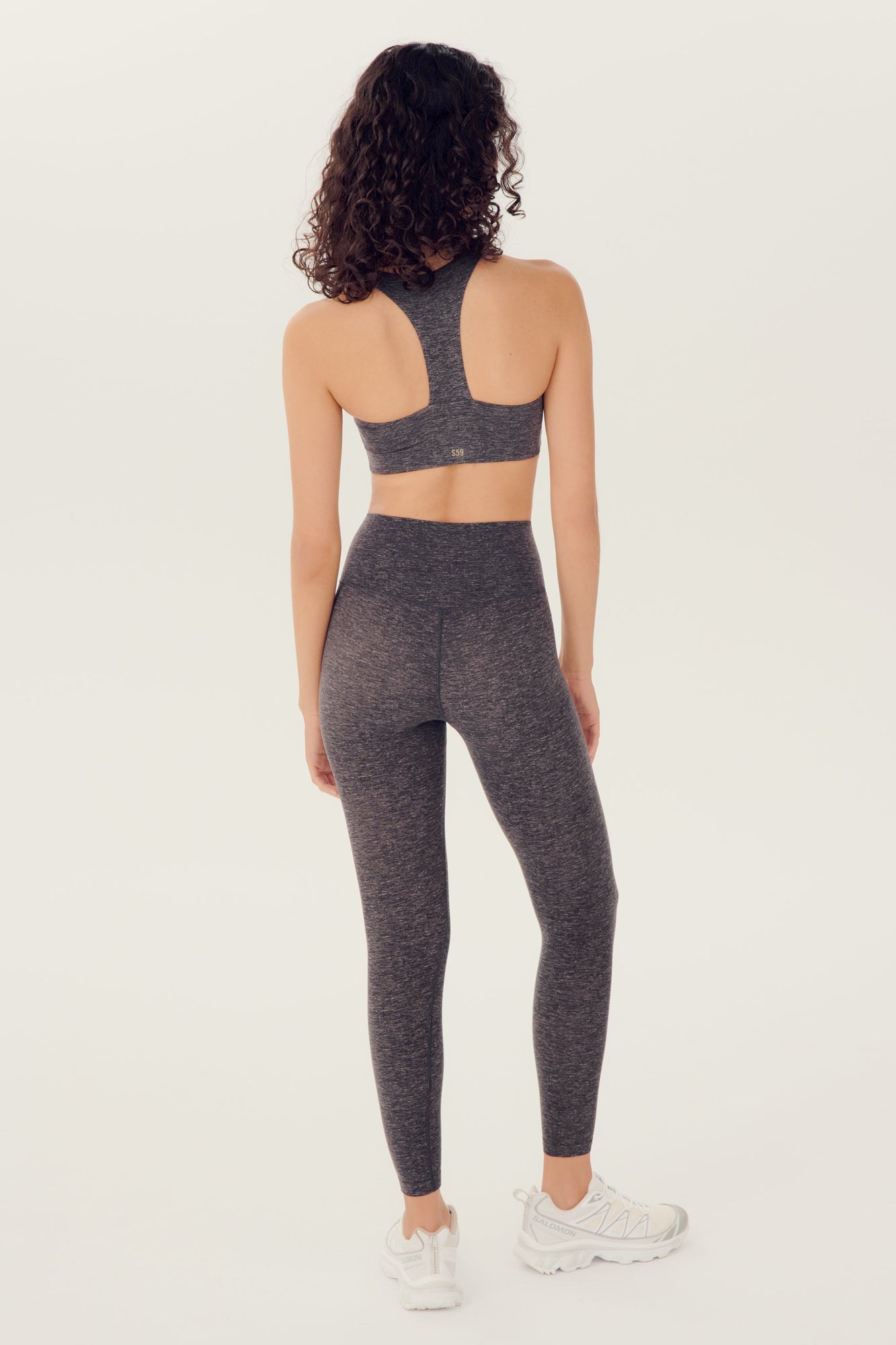 Airweight High Waist Legging | Heather Grey