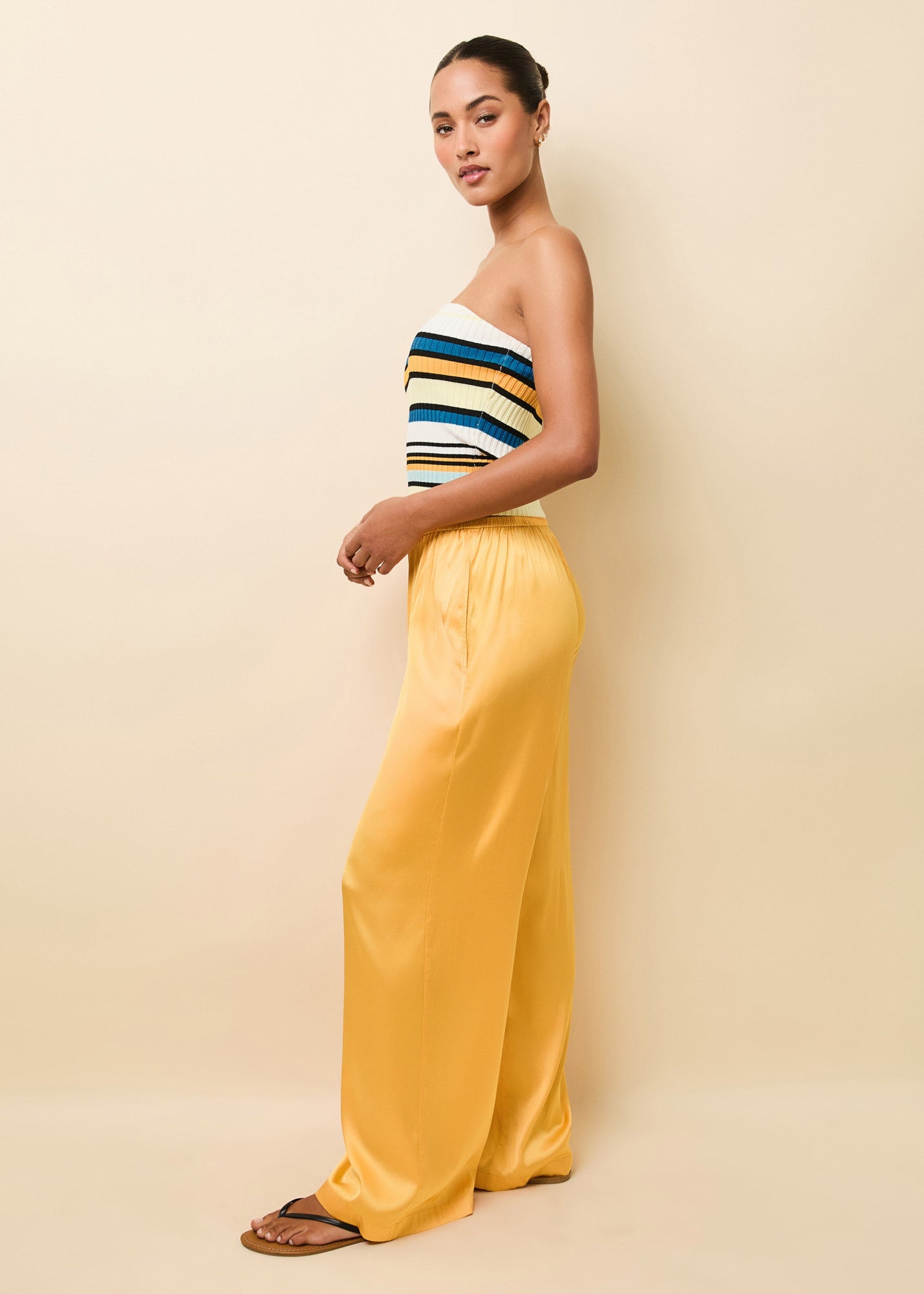 Women | Monaco Satin Pant | Mango