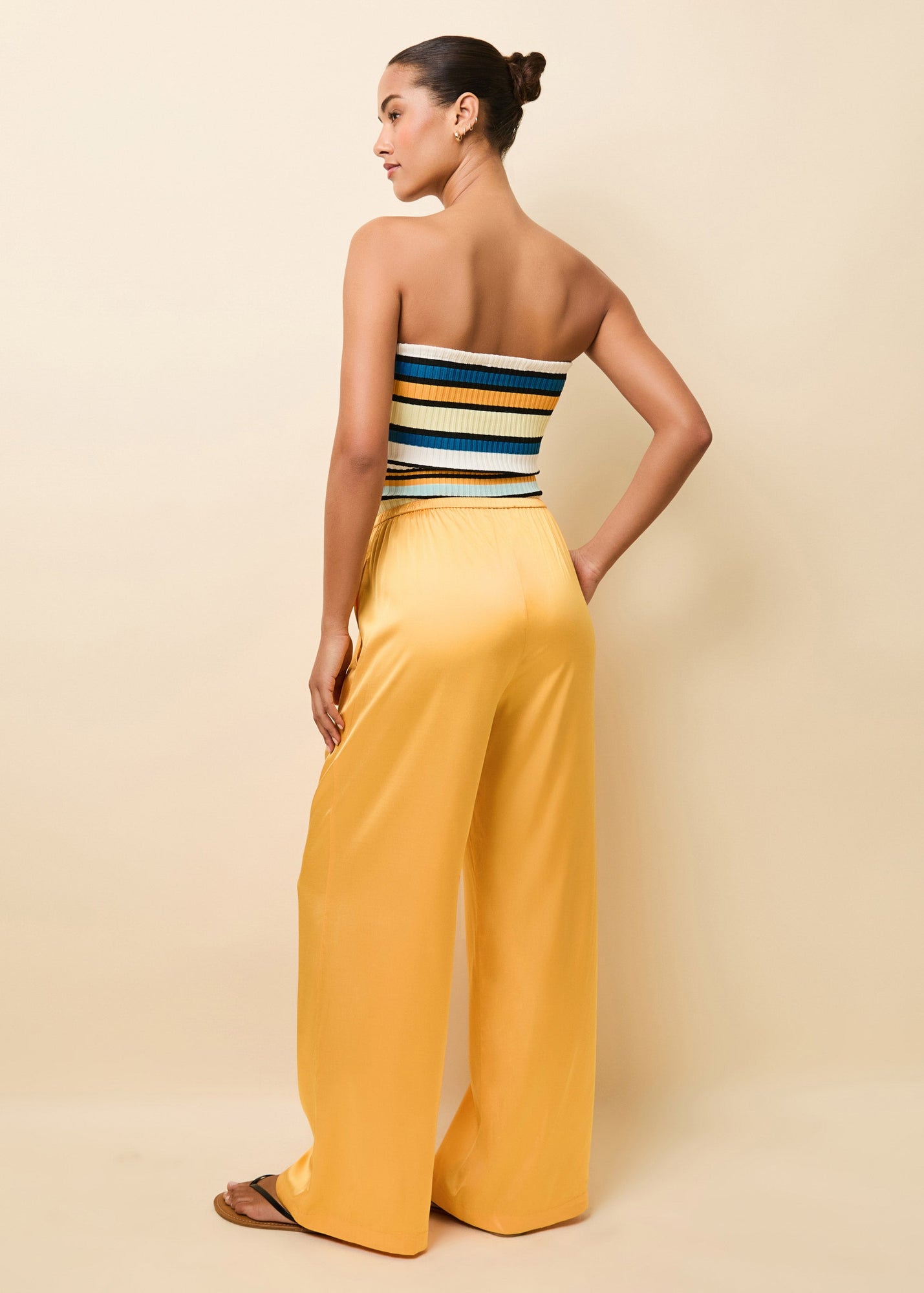 Women | Monaco Satin Pant | Mango