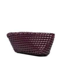 Bottega Veneta | Pre-Owned Nappa Intrecciato Slanted Clutch | Purple