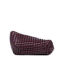 Bottega Veneta | Pre-Owned Nappa Intrecciato Slanted Clutch | Purple