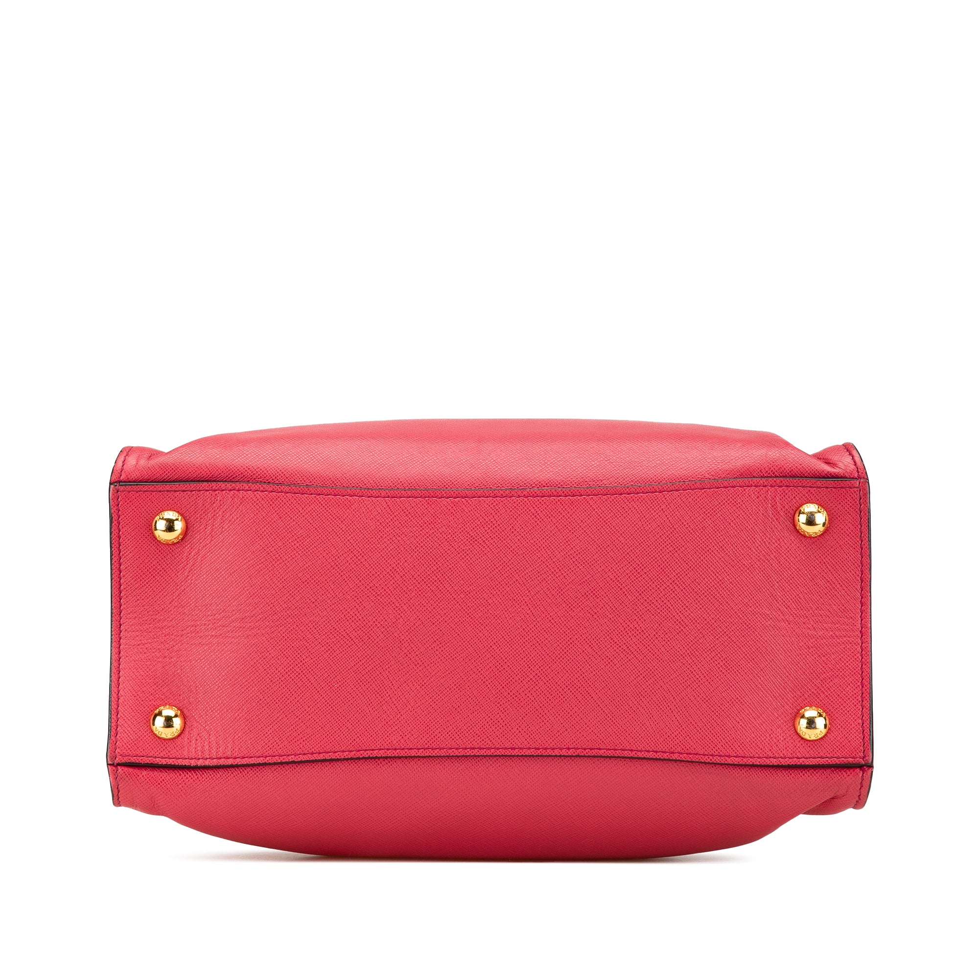 Prada | Pre-Owned Saffiano Soft Triple Pocket Tote | Pink