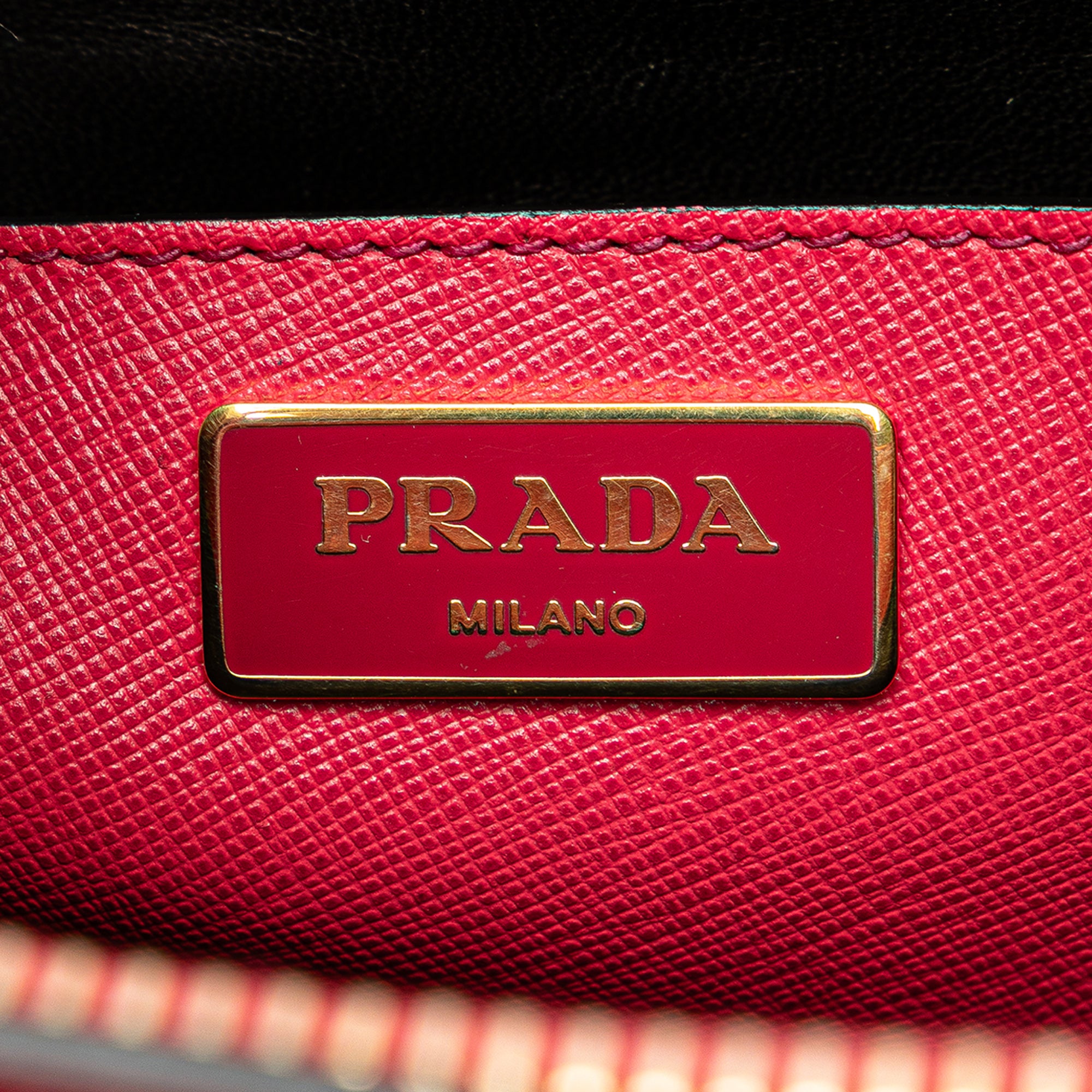 Prada | Pre-Owned Saffiano Soft Triple Pocket Tote | Pink