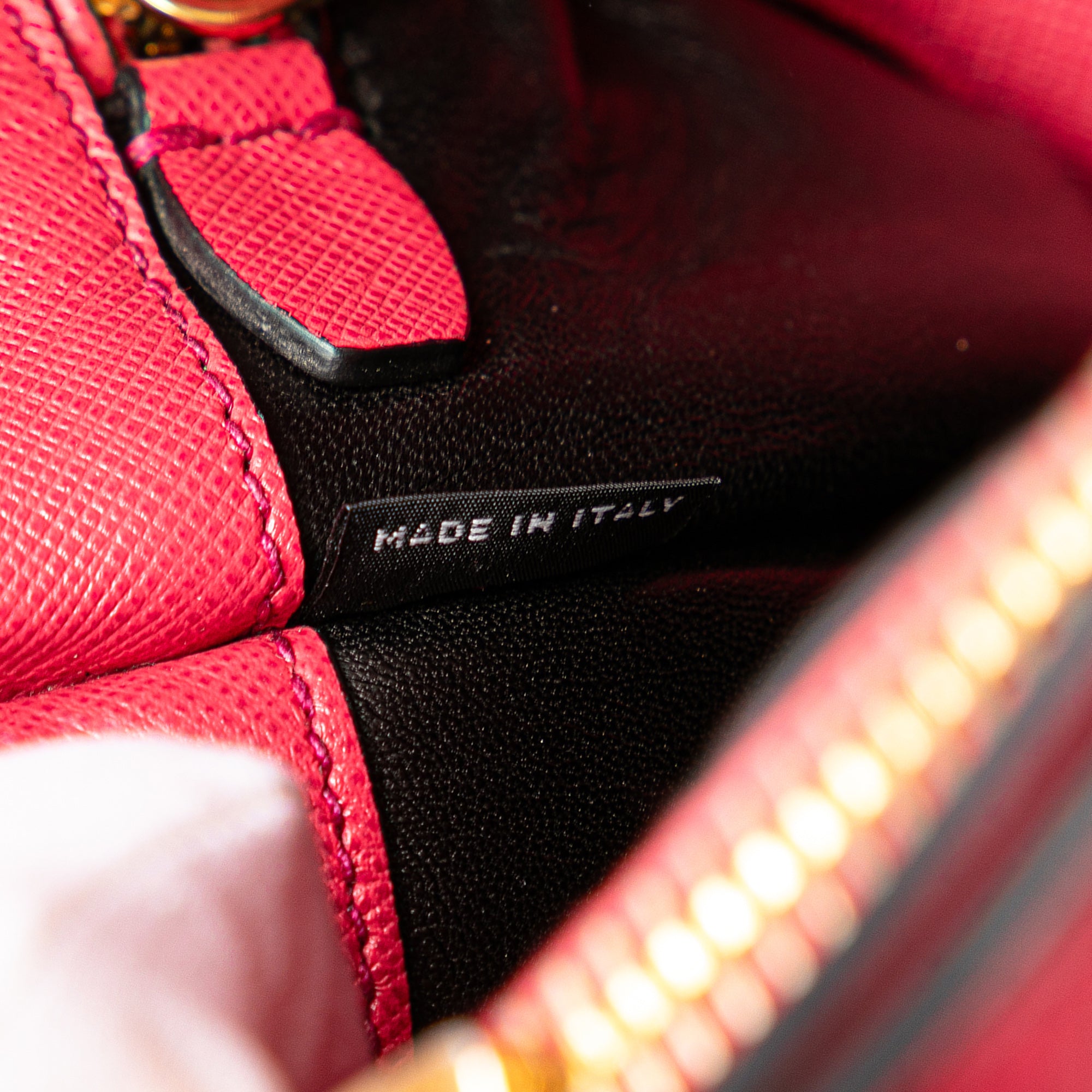 Prada | Pre-Owned Saffiano Soft Triple Pocket Tote | Pink