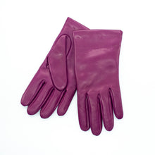 Kids | Leather Gloves | Magenta