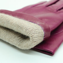 Kids | Leather Gloves | Magenta