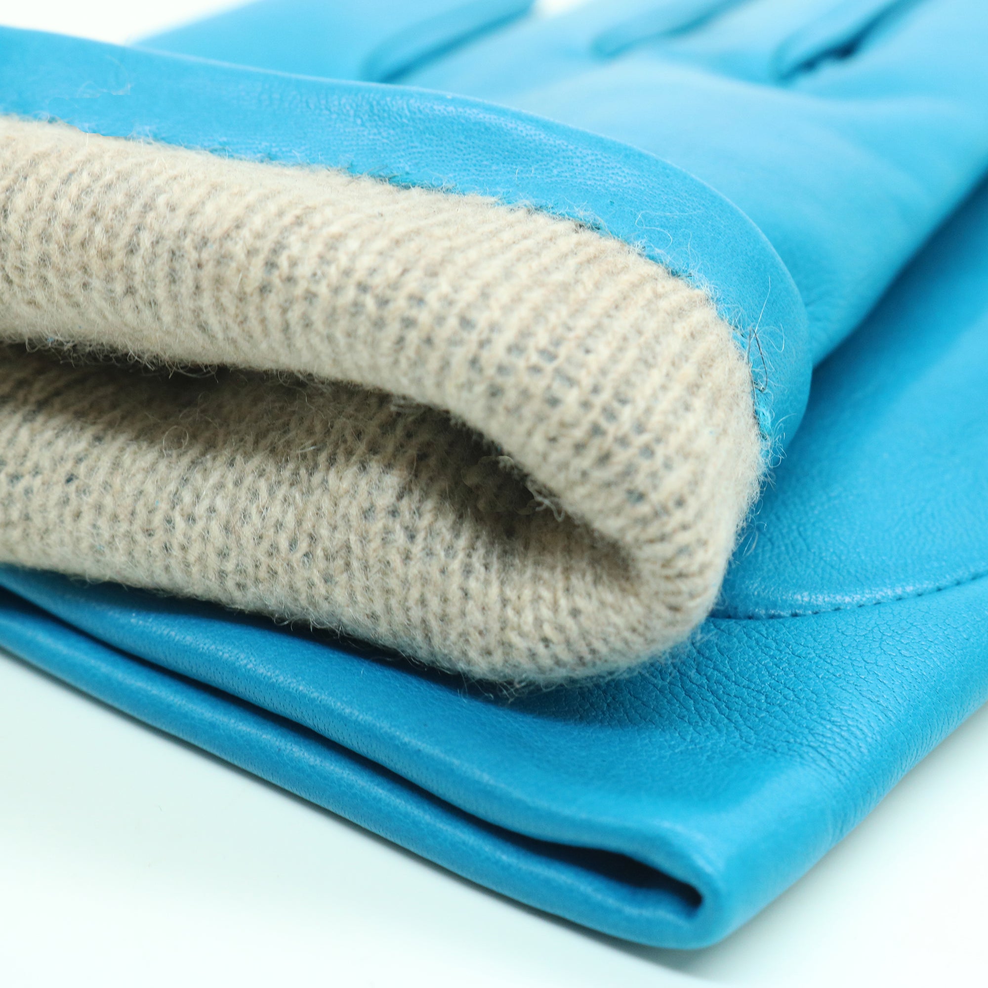 Kids | Leather Gloves | Serene Blue