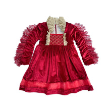 Baby Girls | Victoria Velvet Dress | Red