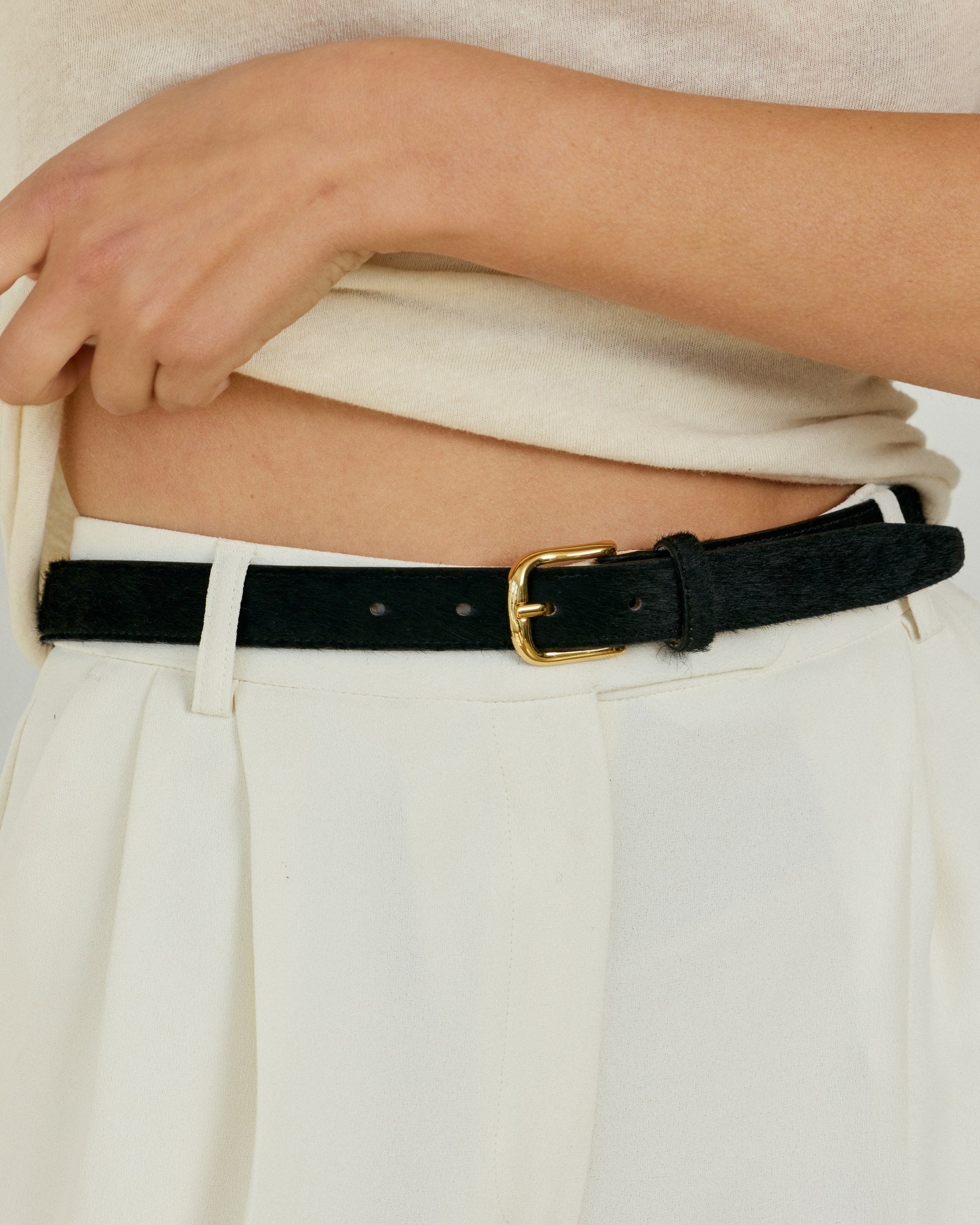 No. 14 Belt | Black-Gold