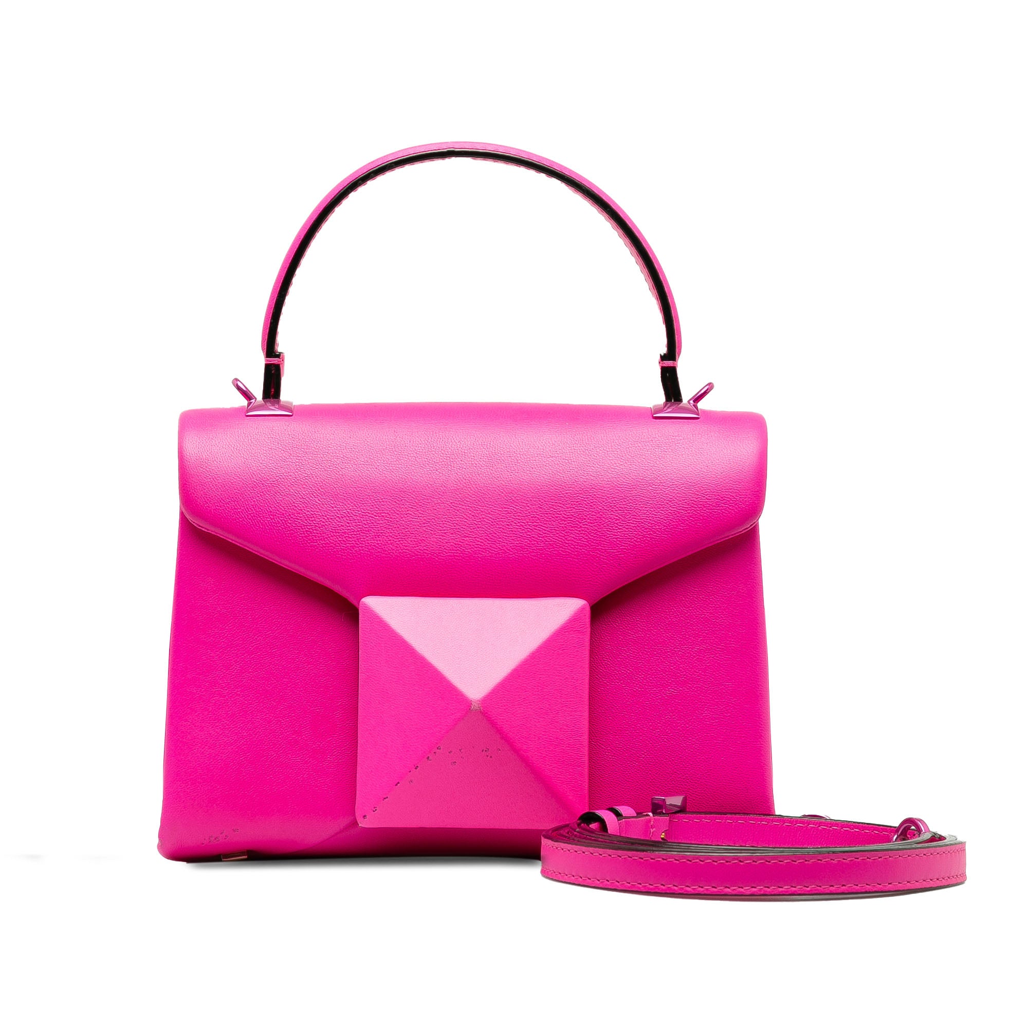 Valentino | Pre-Owned Mini One Stud Satchel - II | Pink